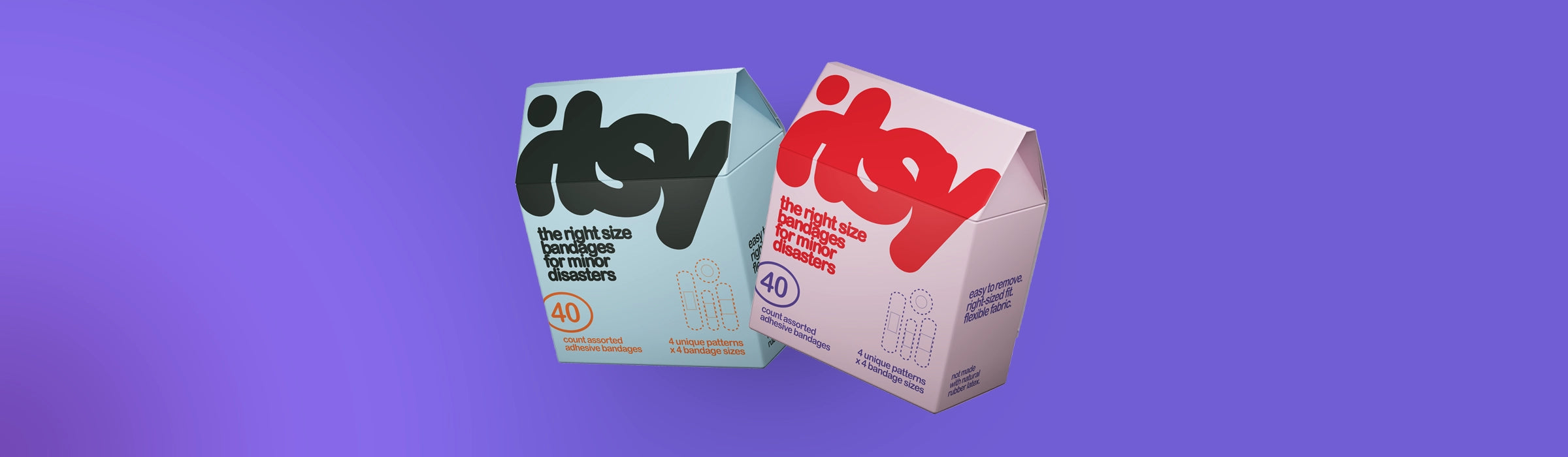 two itsy bandage boxes