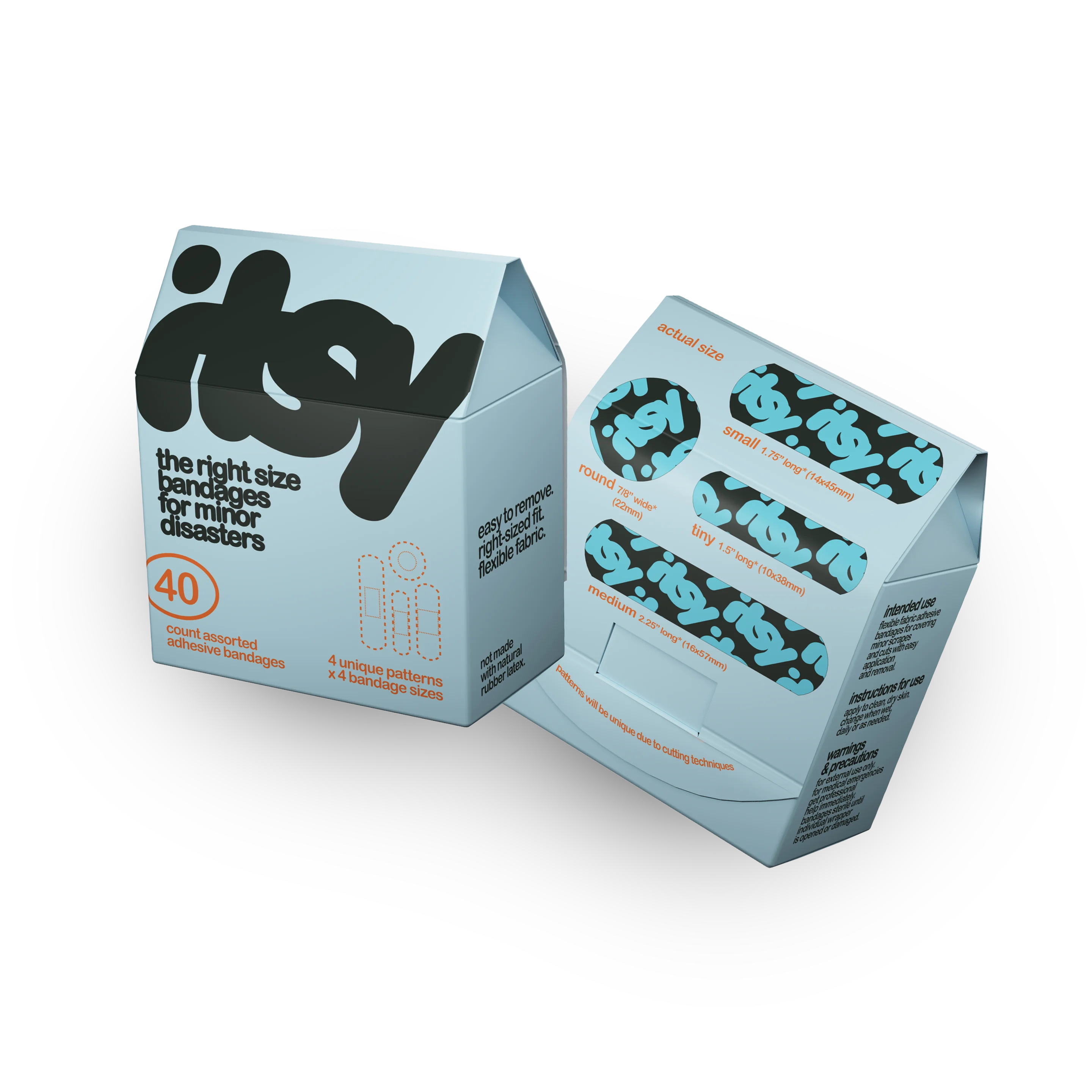 Blue itsy box
